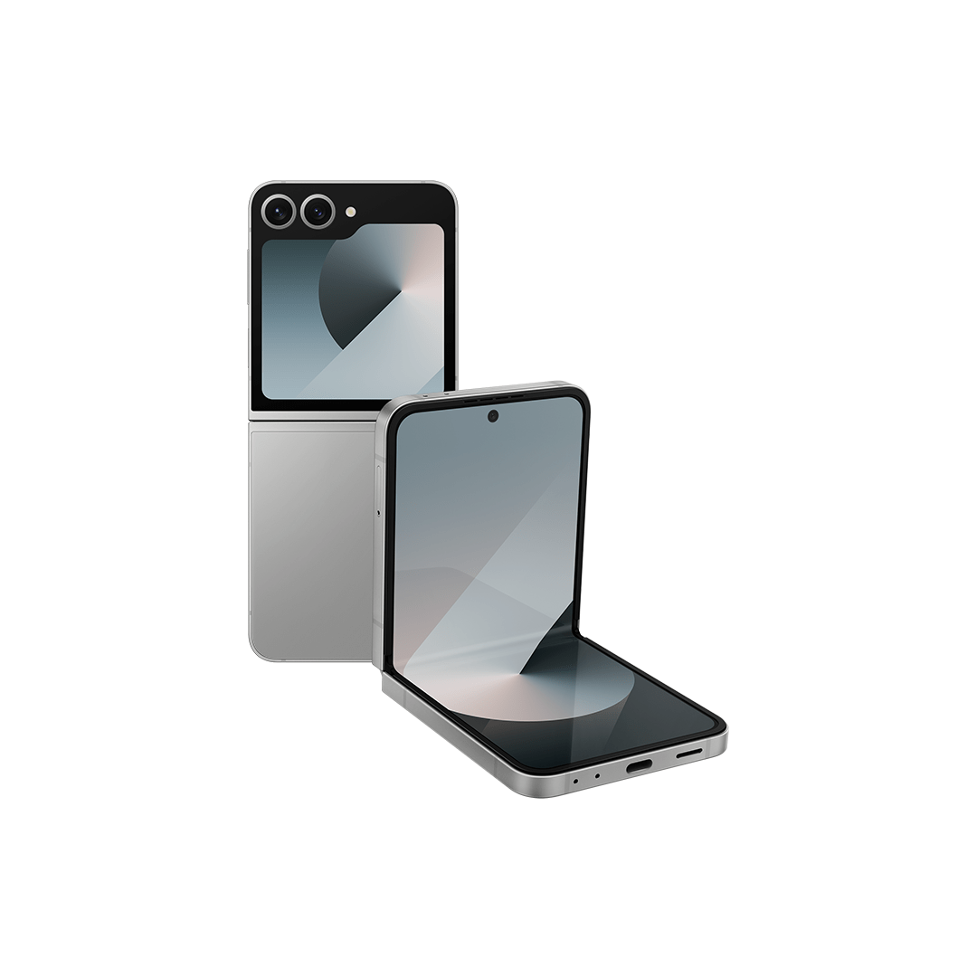 Samsung Galaxy Flip6 5G 12GB 512GB - Silver Shadow in Qatar Samsung Galaxy Flip6 5G 12GB 512GB - Silver Shadow in Qatar